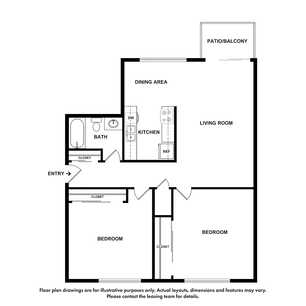 Floor plan 2x1 C - Cedars