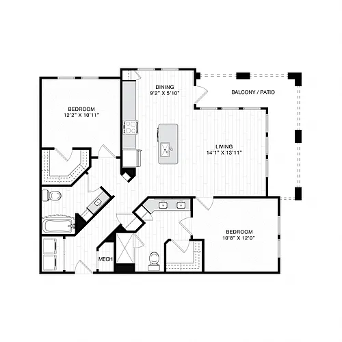 Floor plan The Hammond