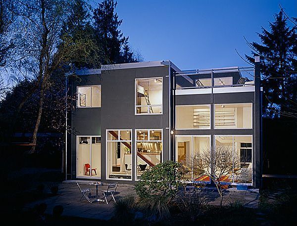 Exterior at dusk