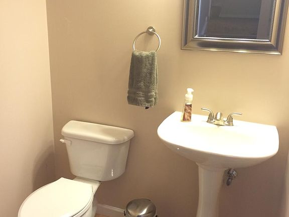 Powder room off kitchen/livingroom