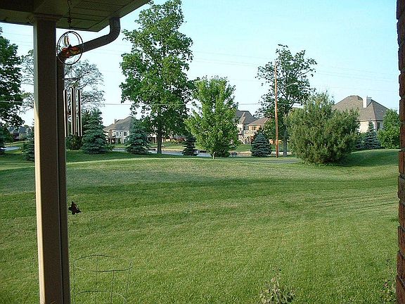 Overlooking lake from Porch