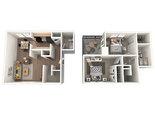 Floor plan Townhouse B