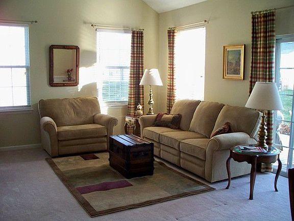 Formal Living Room with Cathedral Ceiling