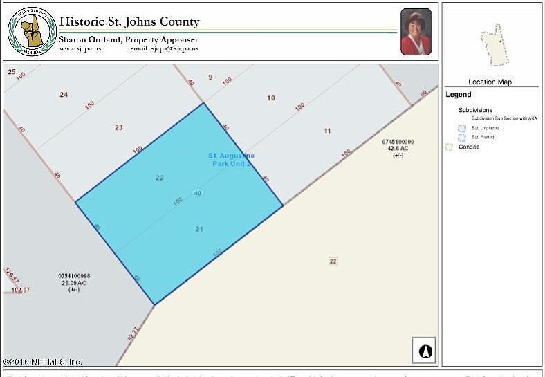 SJC Property Appraiser Plat