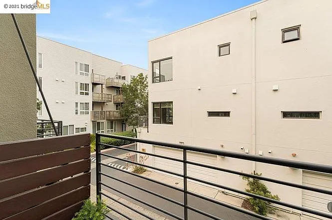 Balcony outside kitchen