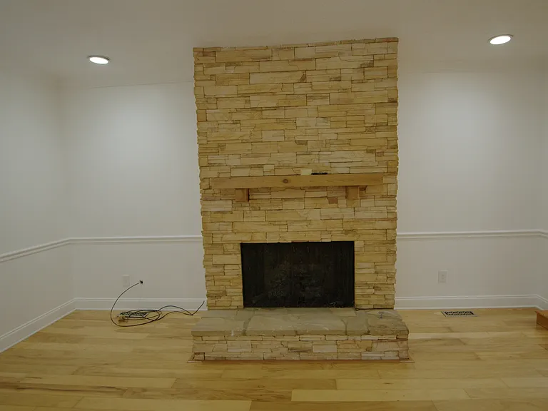 Fireplace in Family room