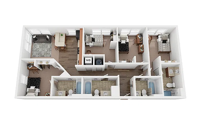 Floor plan The Gaston Platinum