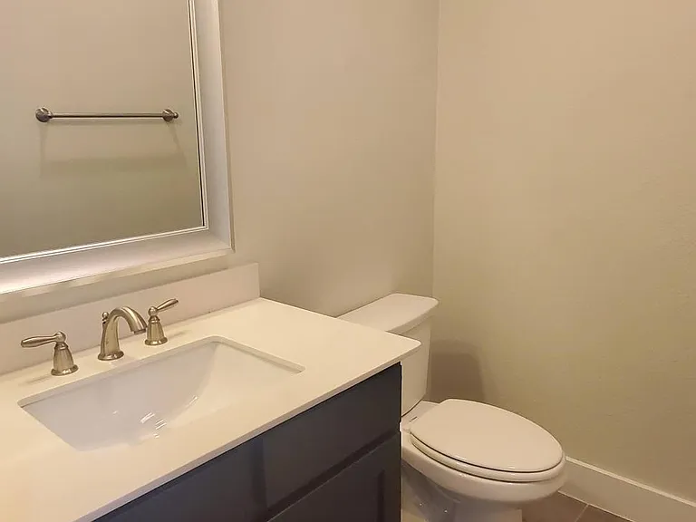 Half bath on 2nd floor