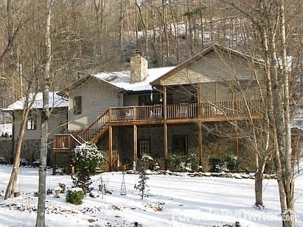 Winter 2009
						:
						Took this picture while leaves were gone to get a better look at our home.