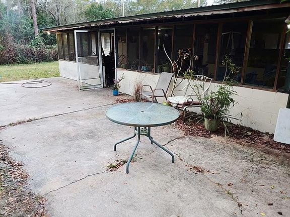 Back screen porch and patio