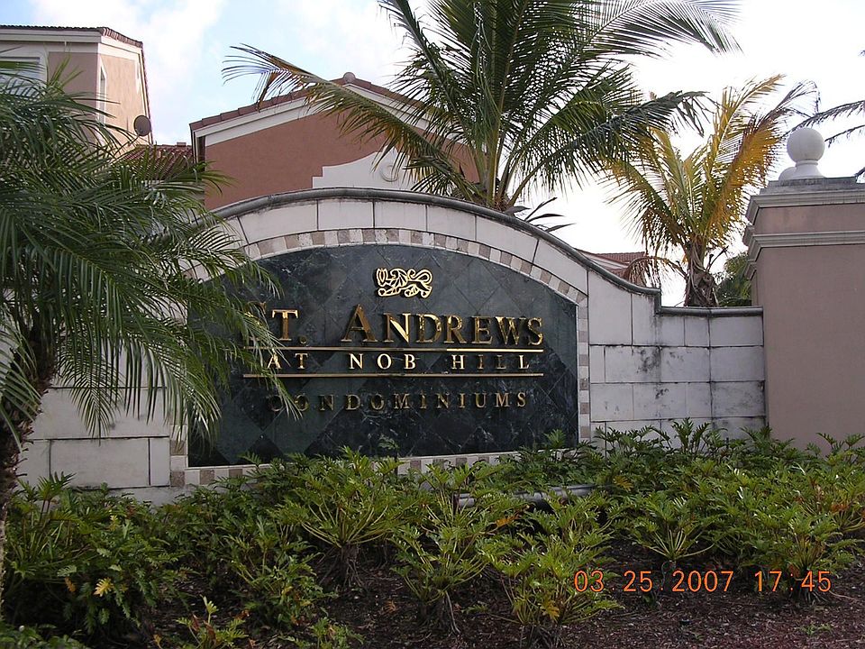 Entrance to gated community