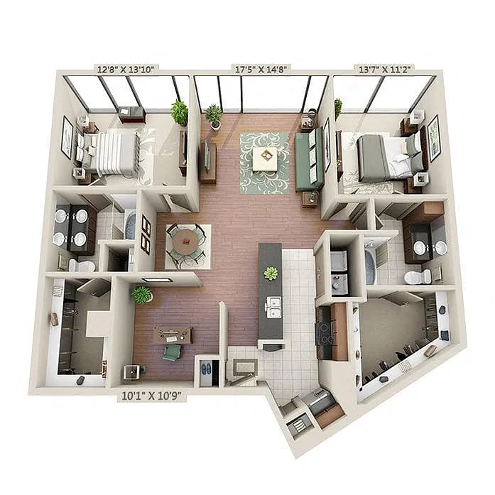 Floor plan B3 T
