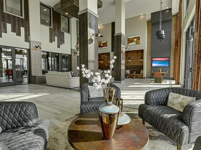 Our amenity spaces offer plenty of space to work, play, and relax.