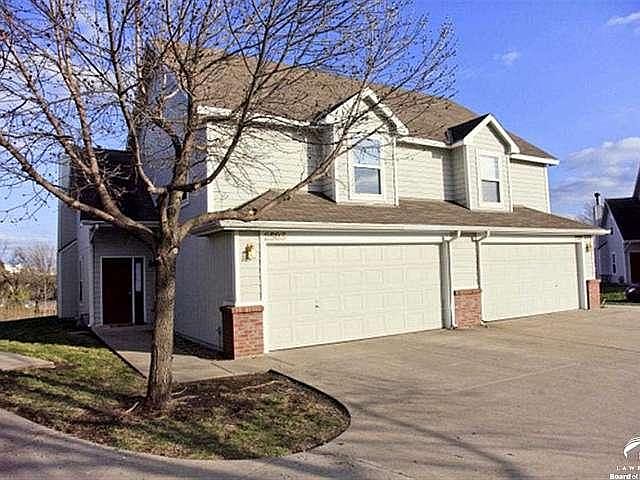 Front view from curb