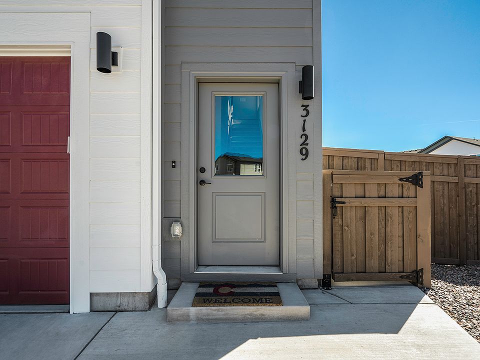 This is the separate entrance to the attached over the garage apartment.