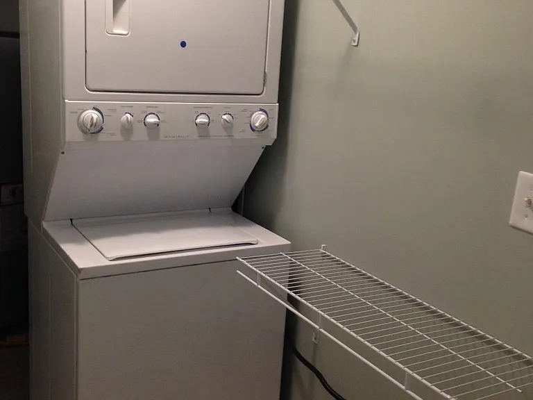 Laundry Room and racks to hold clothes