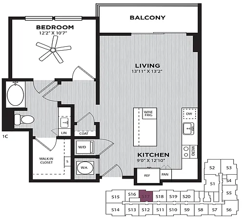 Floor plan PH Bindle