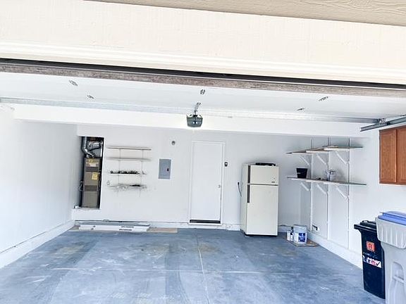 Garage with Refrigerator