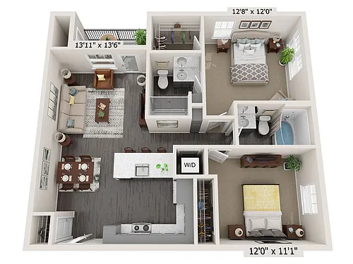 Floor plan B3
