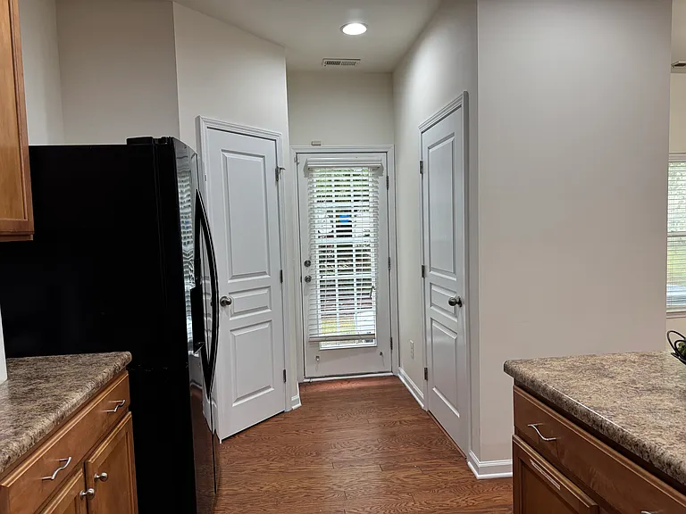 Kitchen and back door