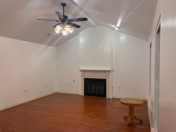 Living room with gas fireplace