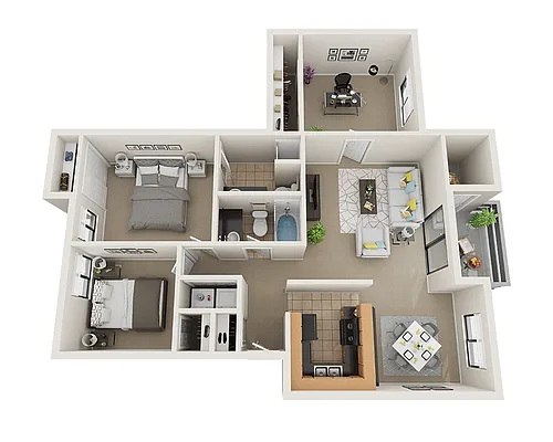 Floor plan Plan C2A
