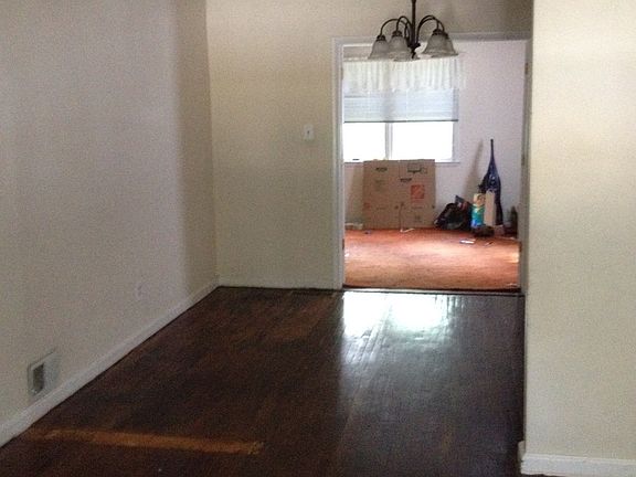 Dining room into family room view