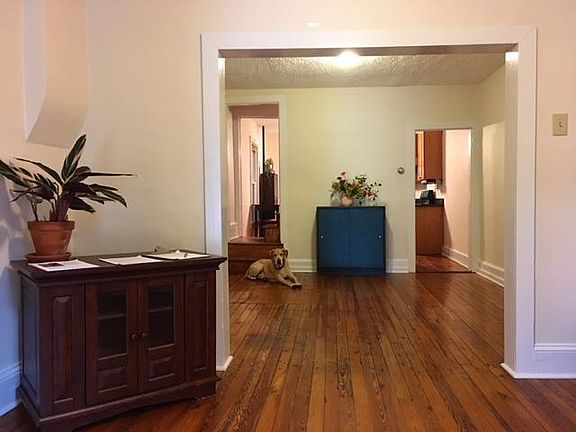 Living and dining rooms from the front door