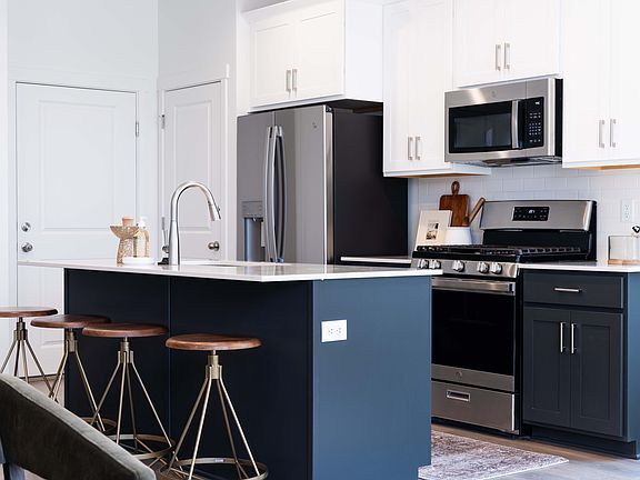 Ember Floor Plan Kitchen with Island Beacon Pointe Saratoga Springs