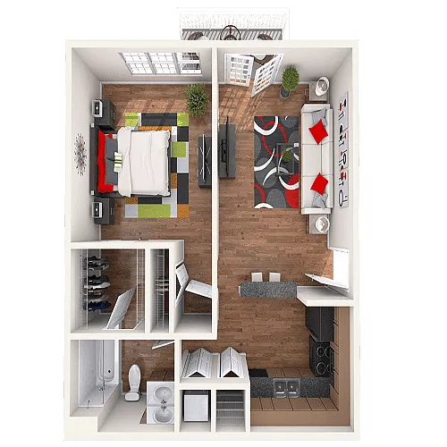 Floor plan The Bluebird