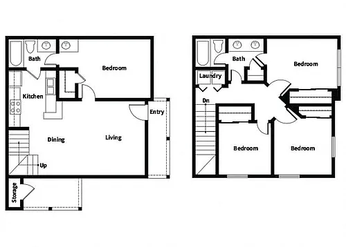 Floor plan D1TH