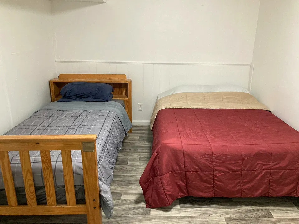 Basement bedroom