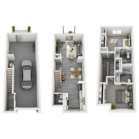 Floor plan Paul Bunyan | Townhome
