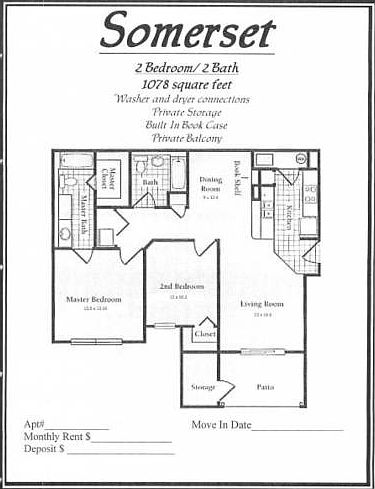 Somerset Floor Plan