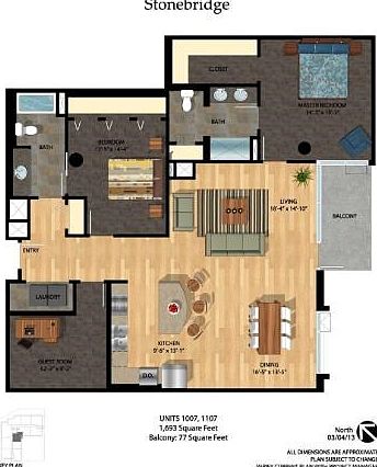 1007 Floor Plan