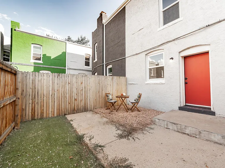 Low maintenance, but you you can add your own patio furniture and potted plants to make it your own