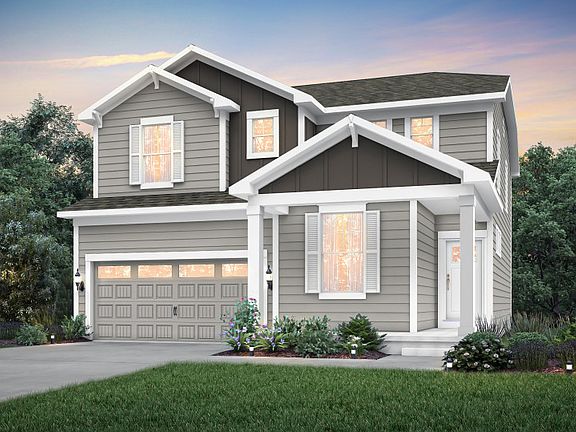 LC2F Elevation includes masonry wainscot. See sales for details.