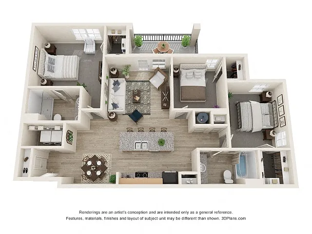 Floor plan C1: Moonstone