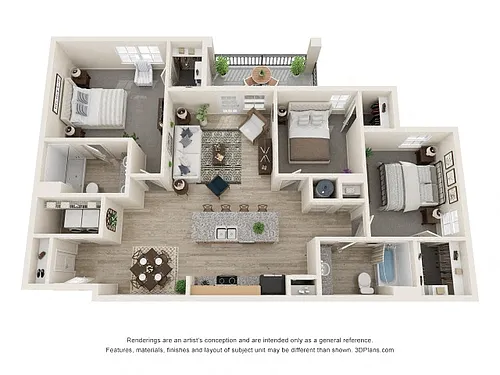 Floor plan C1: Moonstone
