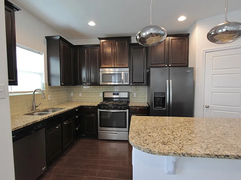 Granite countertop+ island