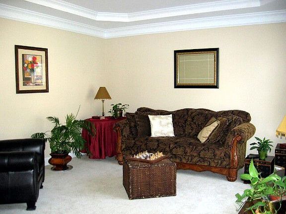 Formal Living Room with Trey Ceiling