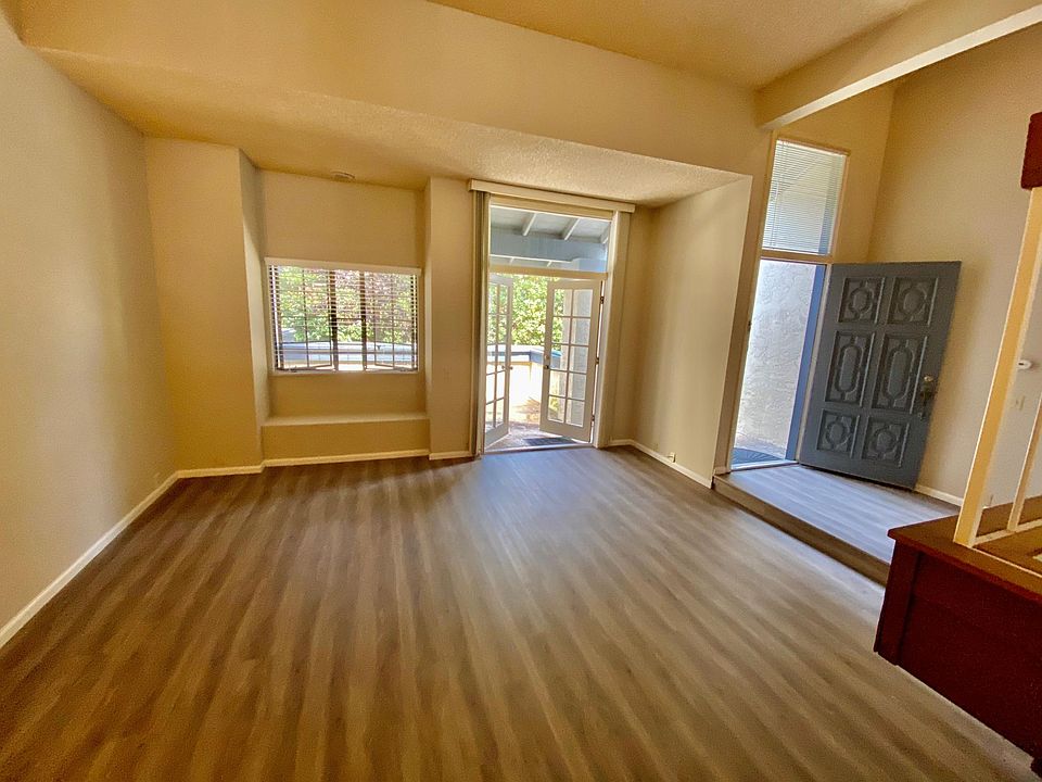 Living Room with French Doors to private patio
