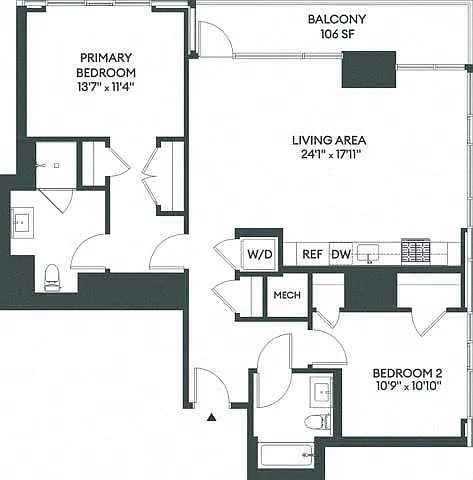 Floor plan 2E