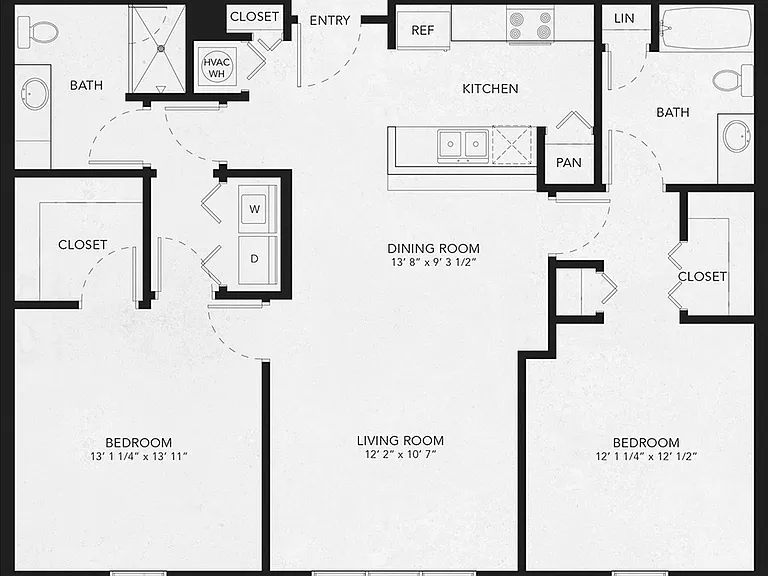 Crosby floor plan The Retreat at Trinity