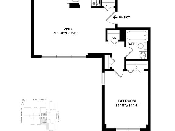 2nd image of 155 E 31st St #W6a