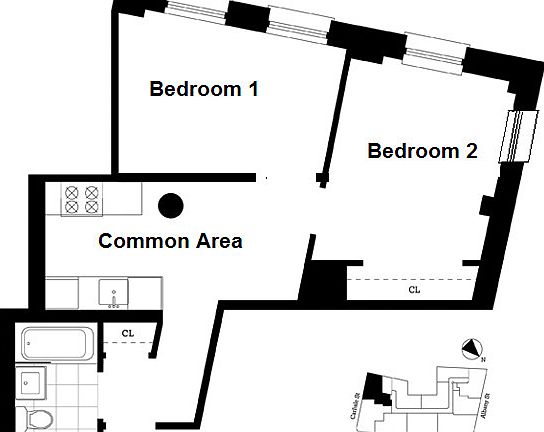 2nd image of 120 Greenwich St APT 3G