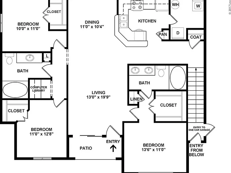 Three bedroom apartment in Round Rock, Texas. Three bedroom apartment in Round Rock, Texas.