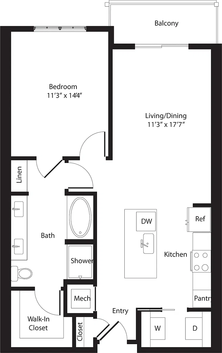 Floor plan Gin Fizz