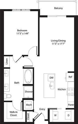 Floor plan Gin Fizz