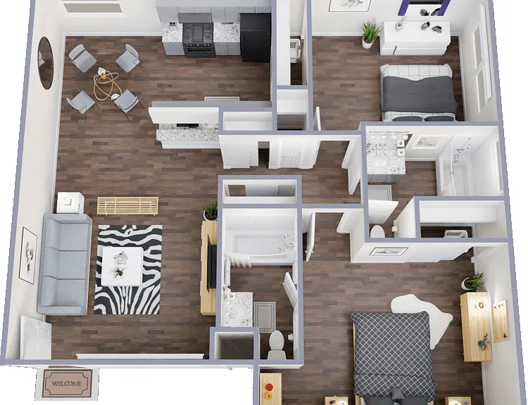 2B Floorplan Diagram